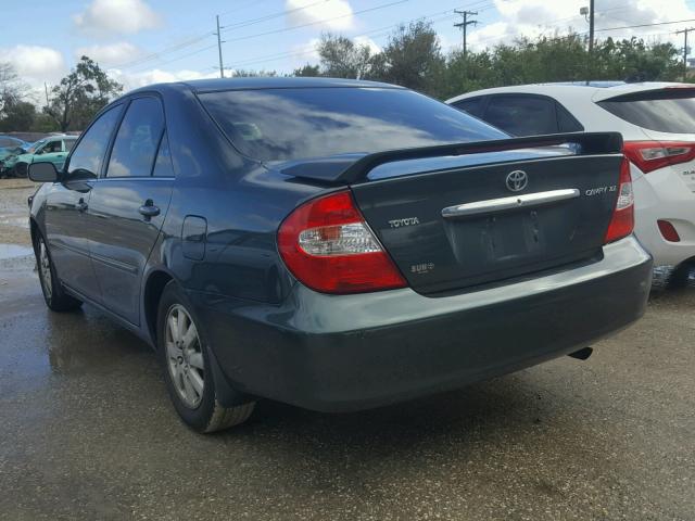 4T1BE32K63U721846 - 2003 TOYOTA CAMRY LE GREEN photo 3