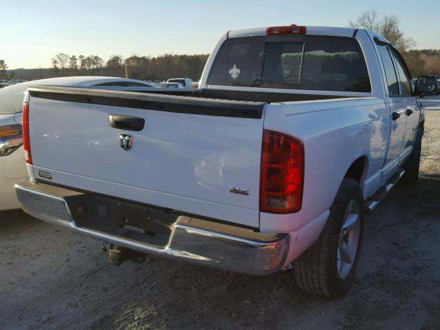 1D7HA18246S685876 - 2006 DODGE RAM 1500 S WHITE photo 4