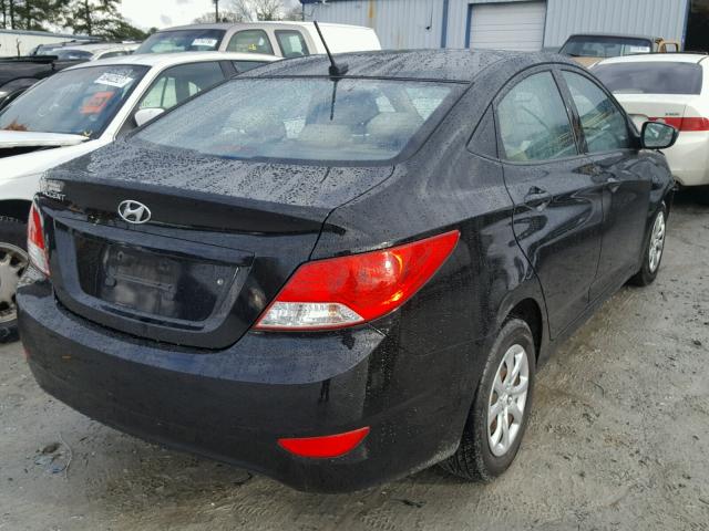 KMHCT4AE6DU441812 - 2013 HYUNDAI ACCENT GLS BLACK photo 4