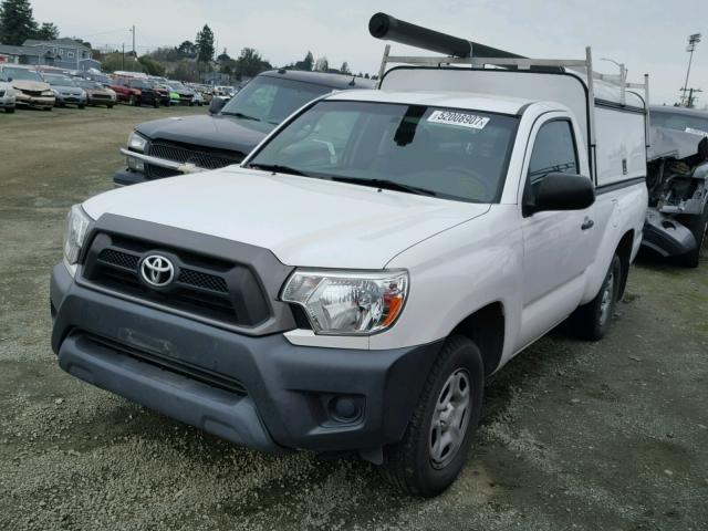 5TFNX4CN2DX026421 - 2013 TOYOTA TACOMA WHITE photo 2