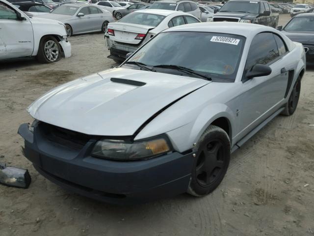 1FAFP40462F126546 - 2002 FORD MUSTANG SILVER photo 2