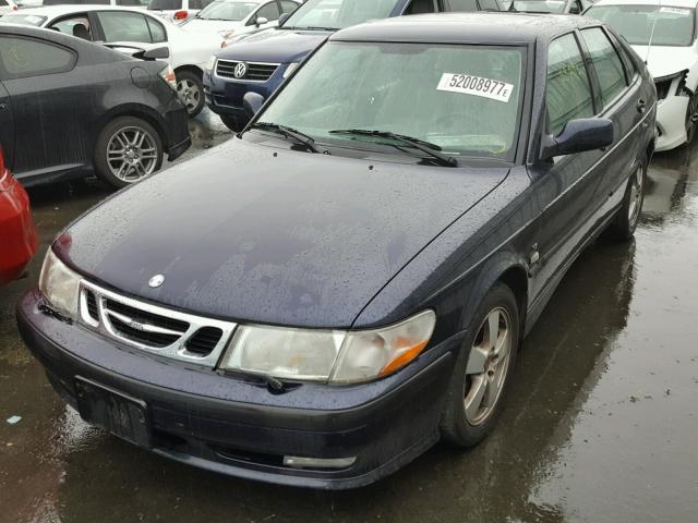 YS3DF58K022031641 - 2002 SAAB 9-3 SE BLUE photo 2