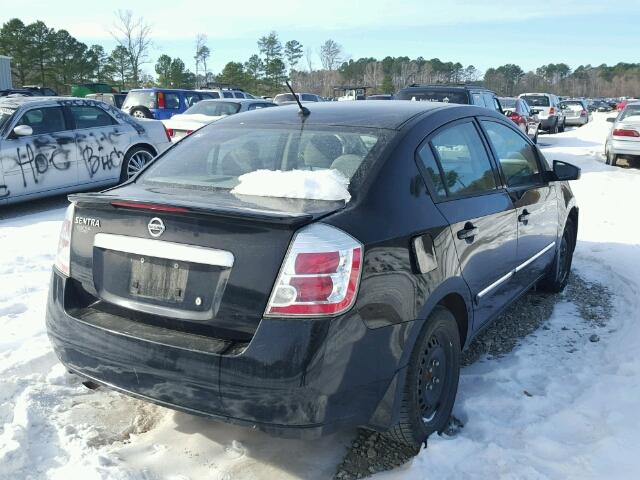 3N1AB6AP5BL636936 - 2011 NISSAN SENTRA 2.0 BLACK photo 4