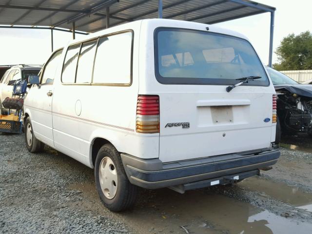 1FMCA11U0PZA63862 - 1993 FORD AEROSTAR WHITE photo 3