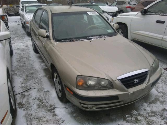 KMHDN56D46U193518 - 2006 HYUNDAI ELANTRA GL BEIGE photo 1