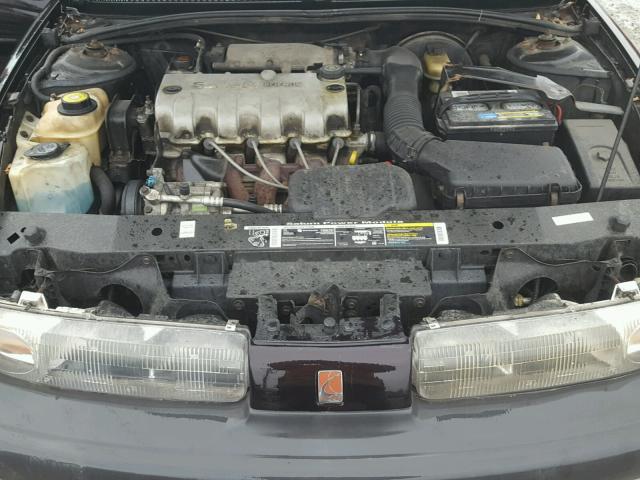 1G8ZH5287XZ208022 - 1999 SATURN SL1 BLACK photo 7