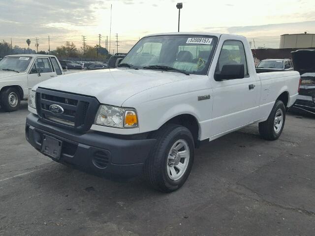 1FTYR10D19PA20330 - 2009 FORD RANGER WHITE photo 2