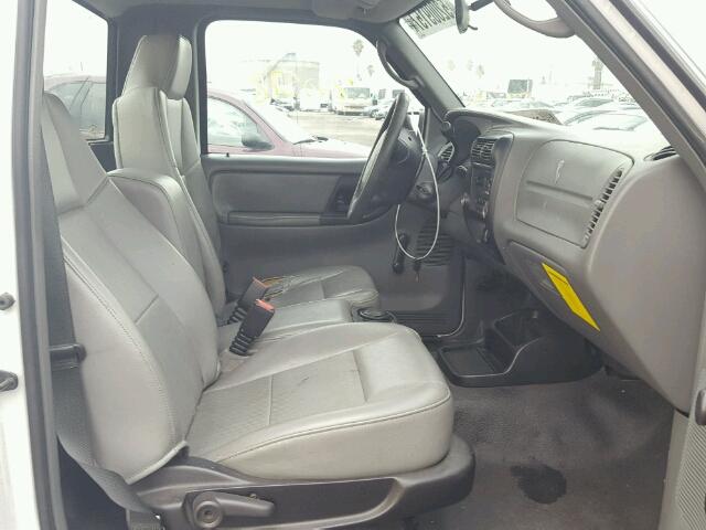 1FTYR10D19PA20330 - 2009 FORD RANGER WHITE photo 5