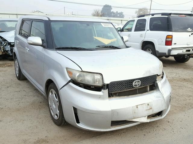 JTLKE50E081004319 - 2008 TOYOTA SCION XB SILVER photo 1