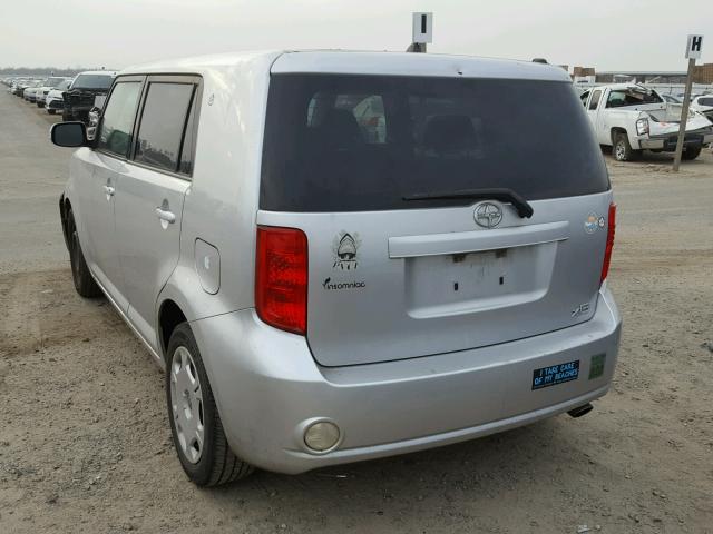 JTLKE50E081004319 - 2008 TOYOTA SCION XB 银色 照片 3