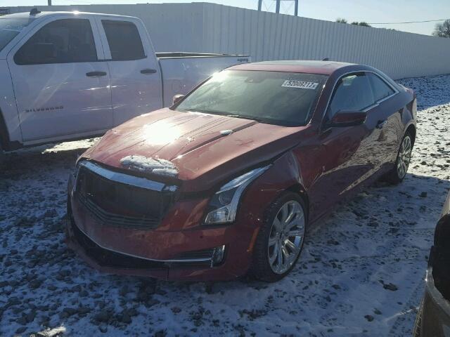 1G6AJ1RX2F0120448 - 2015 CADILLAC ATS PERFOR RED photo 2