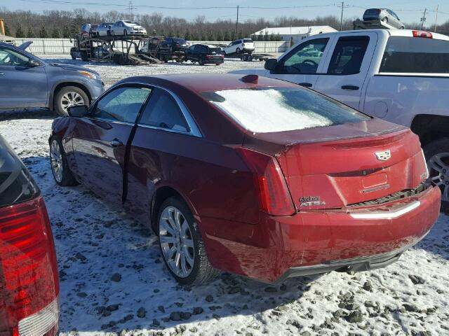 1G6AJ1RX2F0120448 - 2015 CADILLAC ATS PERFOR RED photo 3