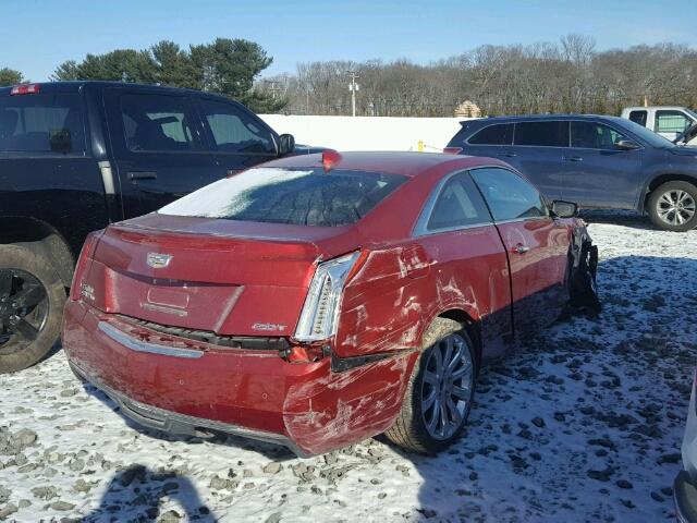 1G6AJ1RX2F0120448 - 2015 CADILLAC ATS PERFOR RED photo 4