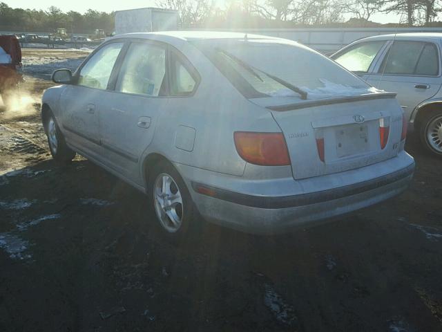 KMHDN55DX3U086907 - 2003 HYUNDAI ELANTRA GL GRAY photo 3