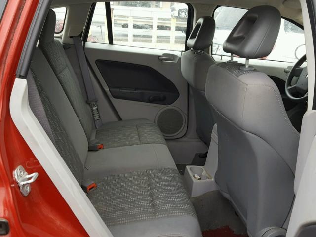 1B3HB28C77D582576 - 2007 DODGE CALIBER RED photo 6