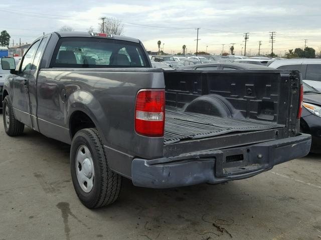 1FTRF12236NA34715 - 2006 FORD F150 CHARCOAL photo 3