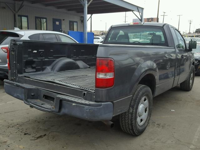 1FTRF12236NA34715 - 2006 FORD F150 CHARCOAL photo 4