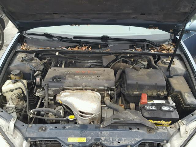 4T1BE30K82U507880 - 2002 TOYOTA CAMRY LE BLUE photo 7