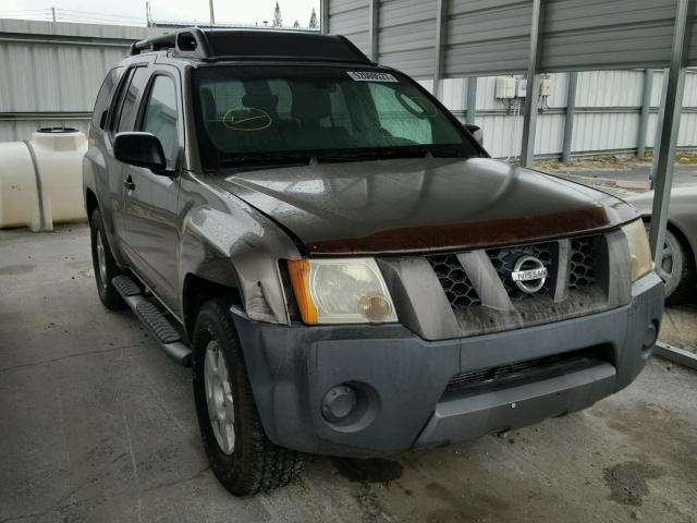 5N1AN08U05C638442 - 2005 NISSAN XTERRA OFF GREEN photo 1