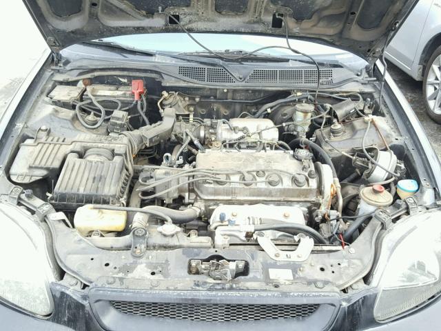 2HGEJ8646VH547421 - 1997 HONDA CIVIC EX 黑色 照片 7