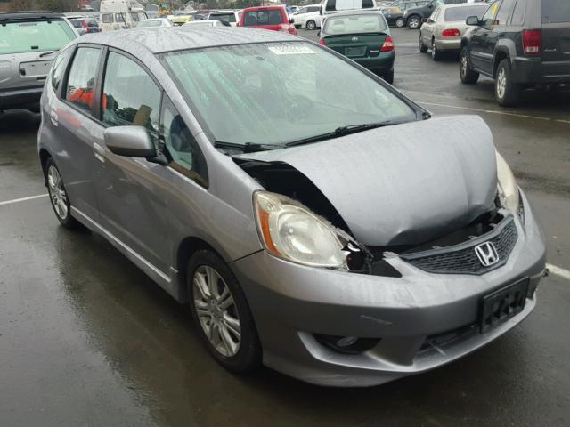 JHMGE8H41AC035537 - 2010 HONDA FIT SPORT GRAY photo 1