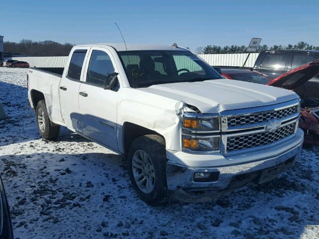 1GCVKREHXEZ233938 - 2014 CHEVROLET SILVERADO WHITE photo 1