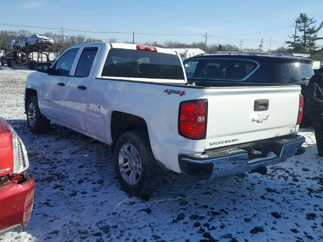 1GCVKREHXEZ233938 - 2014 CHEVROLET SILVERADO WHITE photo 3