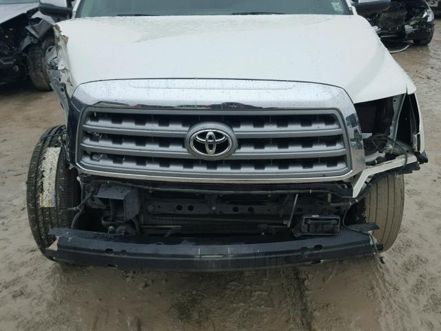 5TDYY5G13AS025674 - 2010 TOYOTA SEQUOIA PL WHITE photo 7