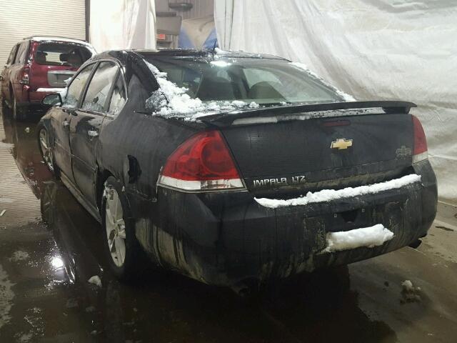 2G1WC5E32C1164899 - 2012 CHEVROLET IMPALA LTZ BLACK photo 3