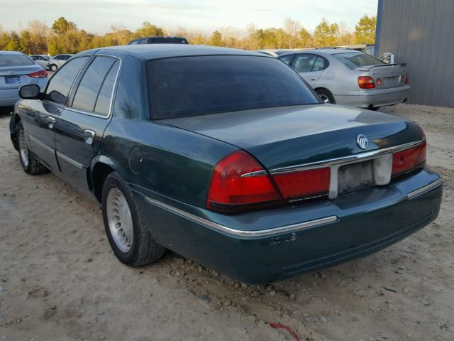 2MEFM75W9YX674342 - 2000 MERCURY GRAND MARQ GREEN photo 3