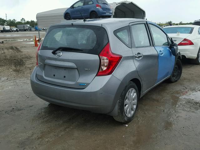 3N1CE2CP8FL442977 - 2015 NISSAN VERSA NOTE GRAY photo 4