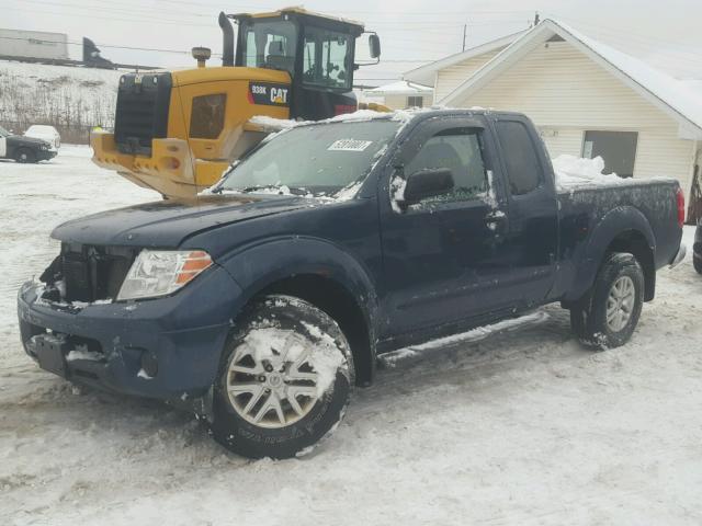 1N6AD0CW8FN727209 - 2015 NISSAN FRONTIER S BLUE photo 2