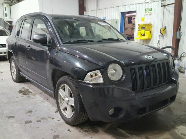 1J8FF47WX8D555366 - 2008 JEEP COMPASS SP BLACK photo 1