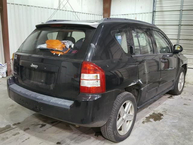 1J8FF47WX8D555366 - 2008 JEEP COMPASS SP BLACK photo 4