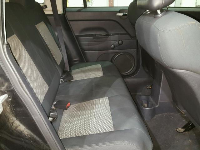 1J8FF47WX8D555366 - 2008 JEEP COMPASS SP BLACK photo 6