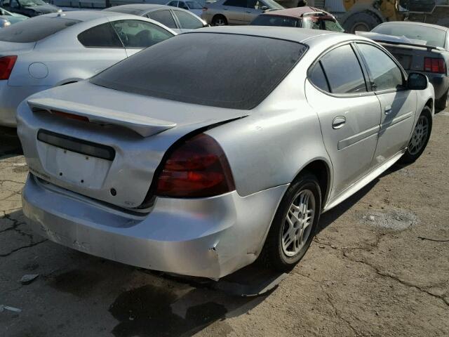 2G2WP522641253727 - 2004 PONTIAC GRAND PRIX ვერცხლისფერი ფოტო 4