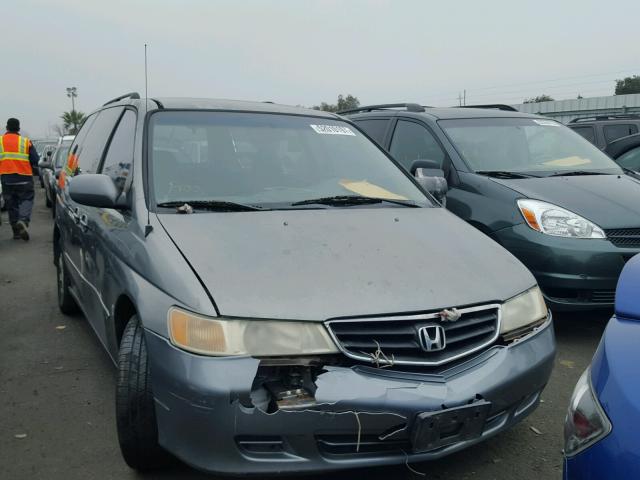 2HKRL18682H520790 - 2002 HONDA ODYSSEY EX BLUE photo 1