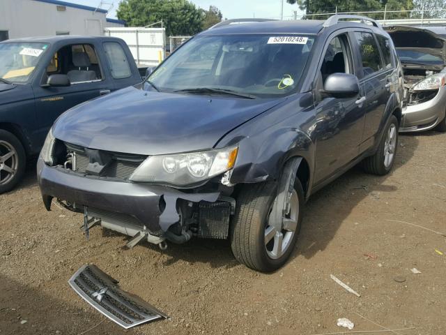 JA4MT41X87U009473 - 2007 MITSUBISHI OUTLANDER CHARCOAL photo 2