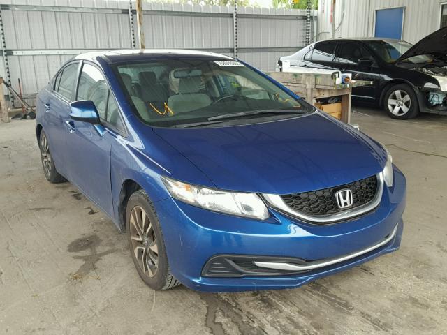 19XFB2F84DE080848 - 2013 HONDA CIVIC EX ლურჯი ფოტო 1