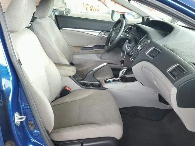 19XFB2F84DE080848 - 2013 HONDA CIVIC EX ლურჯი ფოტო 5