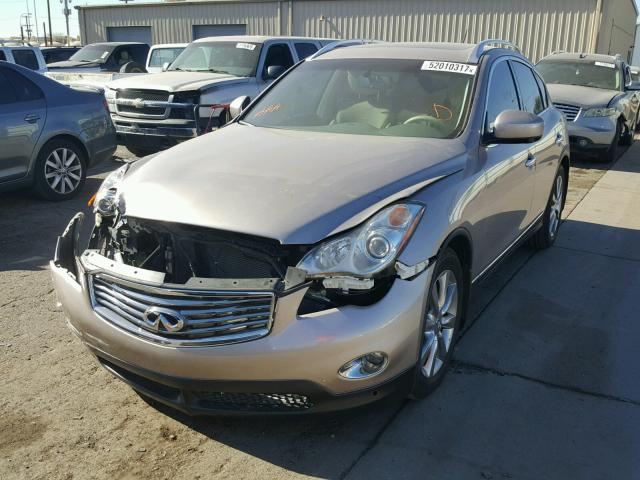 JNKAJ09E19M900202 - 2009 INFINITI EX35 BASE GOLD photo 2