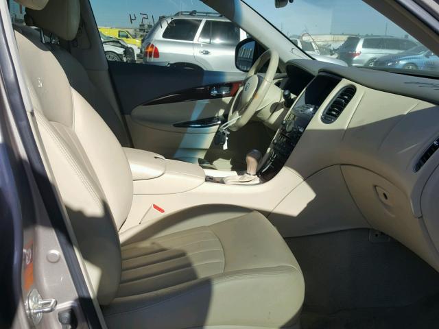 JNKAJ09E19M900202 - 2009 INFINITI EX35 BASE GOLD photo 5