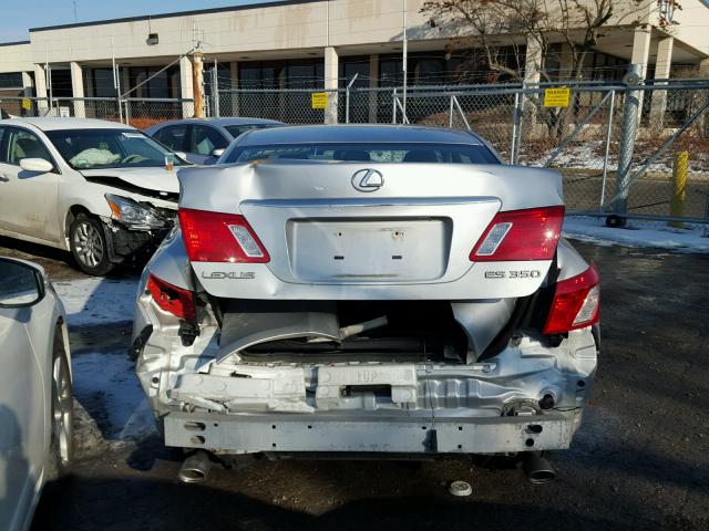 JTHBJ46G982189800 - 2008 LEXUS ES 350 SILVER photo 9