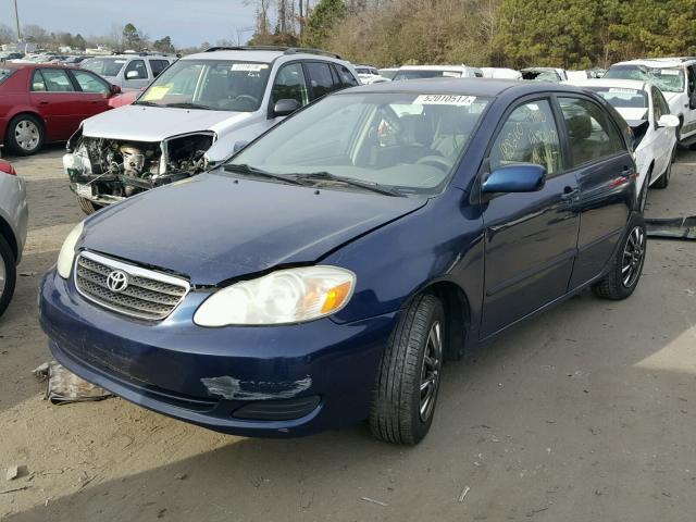 1NXBR32E16Z703113 - 2006 TOYOTA COROLLA CE BLUE photo 2