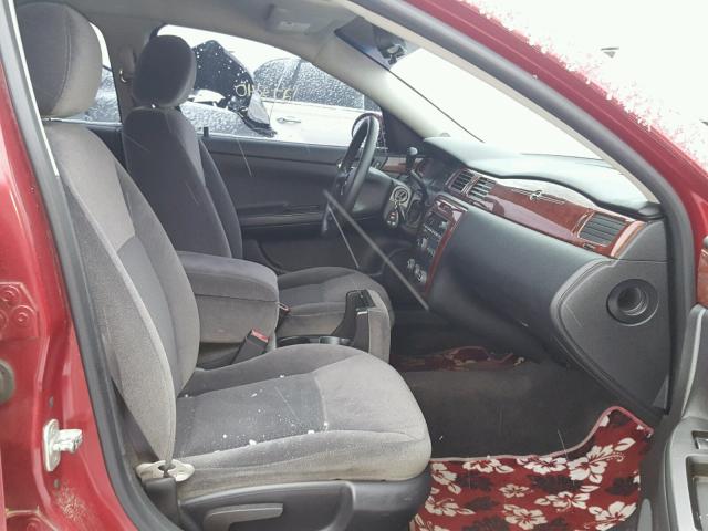 2G1WB58K569128474 - 2006 CHEVROLET IMPALA LS RED photo 5