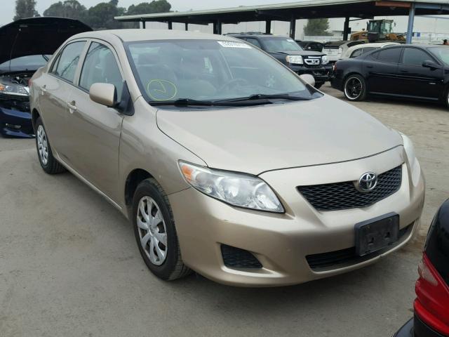 1NXBU40E69Z081748 - 2009 TOYOTA COROLLA BA GOLD photo 1