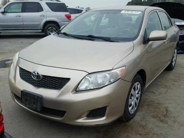 1NXBU40E69Z081748 - 2009 TOYOTA COROLLA BA GOLD photo 2