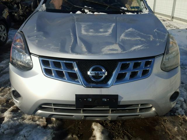 JN8AS5MV4FW756524 - 2015 NISSAN ROGUE SELE SILVER photo 7