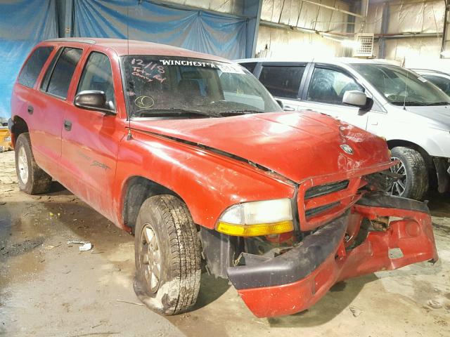 1B4HR28N41F601749 - 2001 DODGE DURANGO RED photo 1