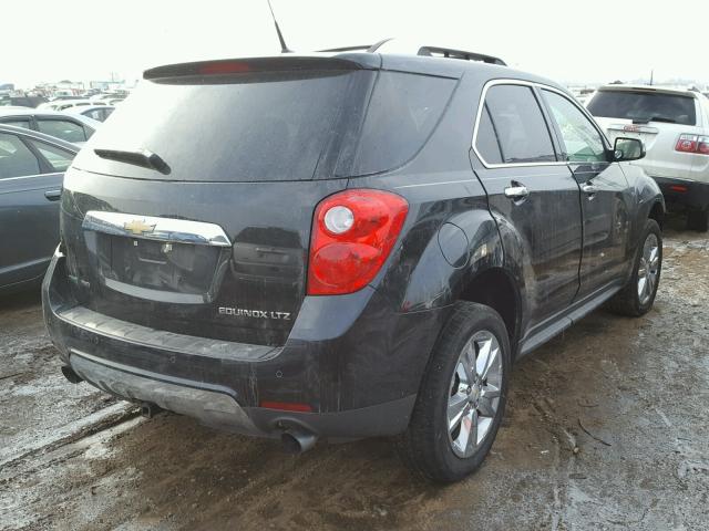 2CNFLGE57B6346874 - 2011 CHEVROLET EQUINOX LT BLACK photo 4